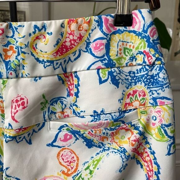 IBKUL Sharon White Multi Pullon Golf Short 6 10” - Picture 3 of 7